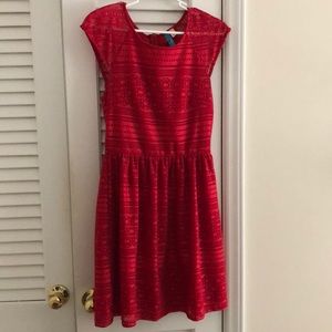 Francesca’s Red Cocktail Dress